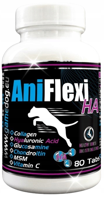 Levně Game Dog AniFlexi Ha pro psy podporující dysplazii kloubů 80 tablet