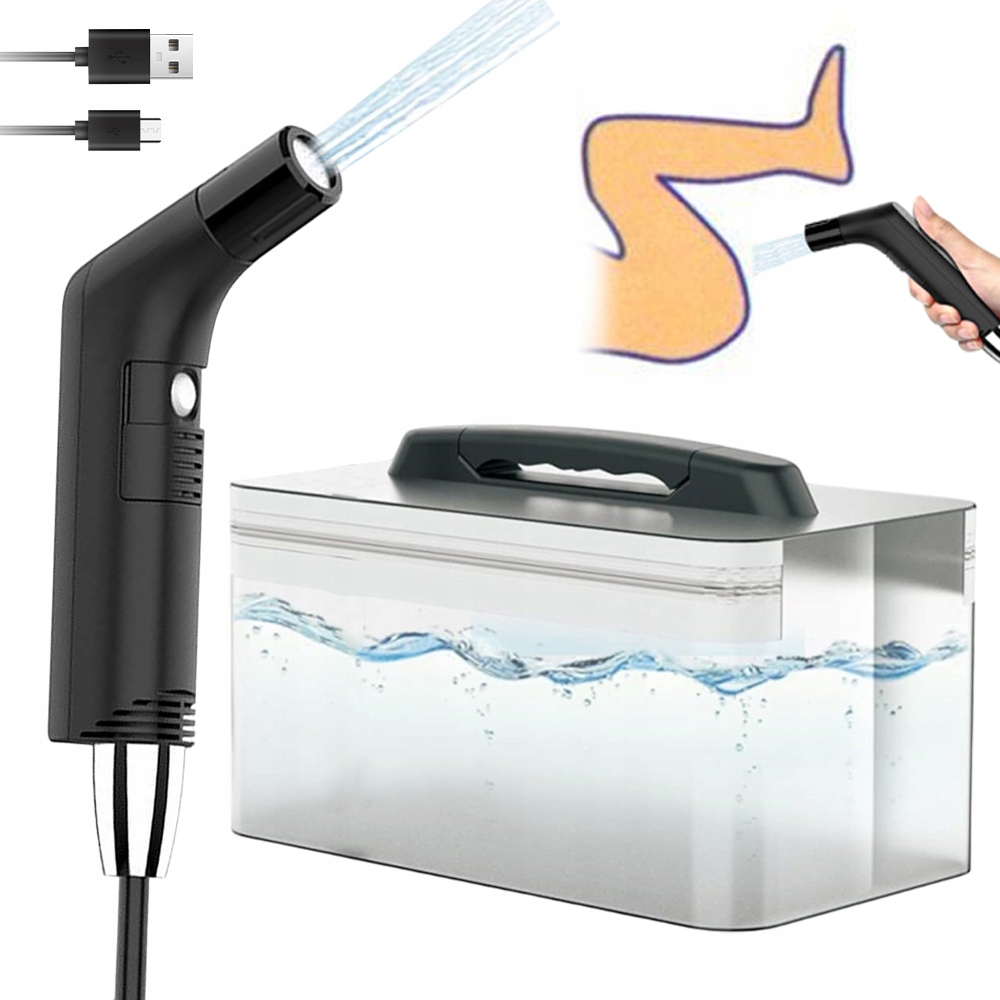 Ruční Elektrický Bidet, Bidet, Nádržka Na Vodu 2,3 L, Cestovní Bidet