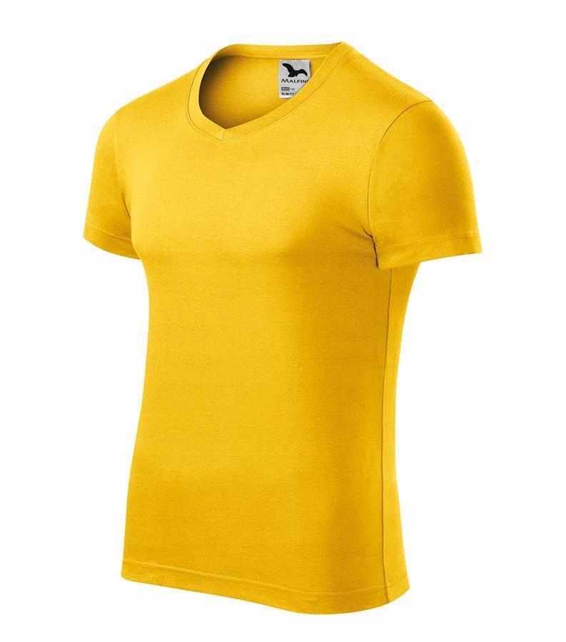 

Męska koszulka Malfini v-neck Slim Fit żółty XL