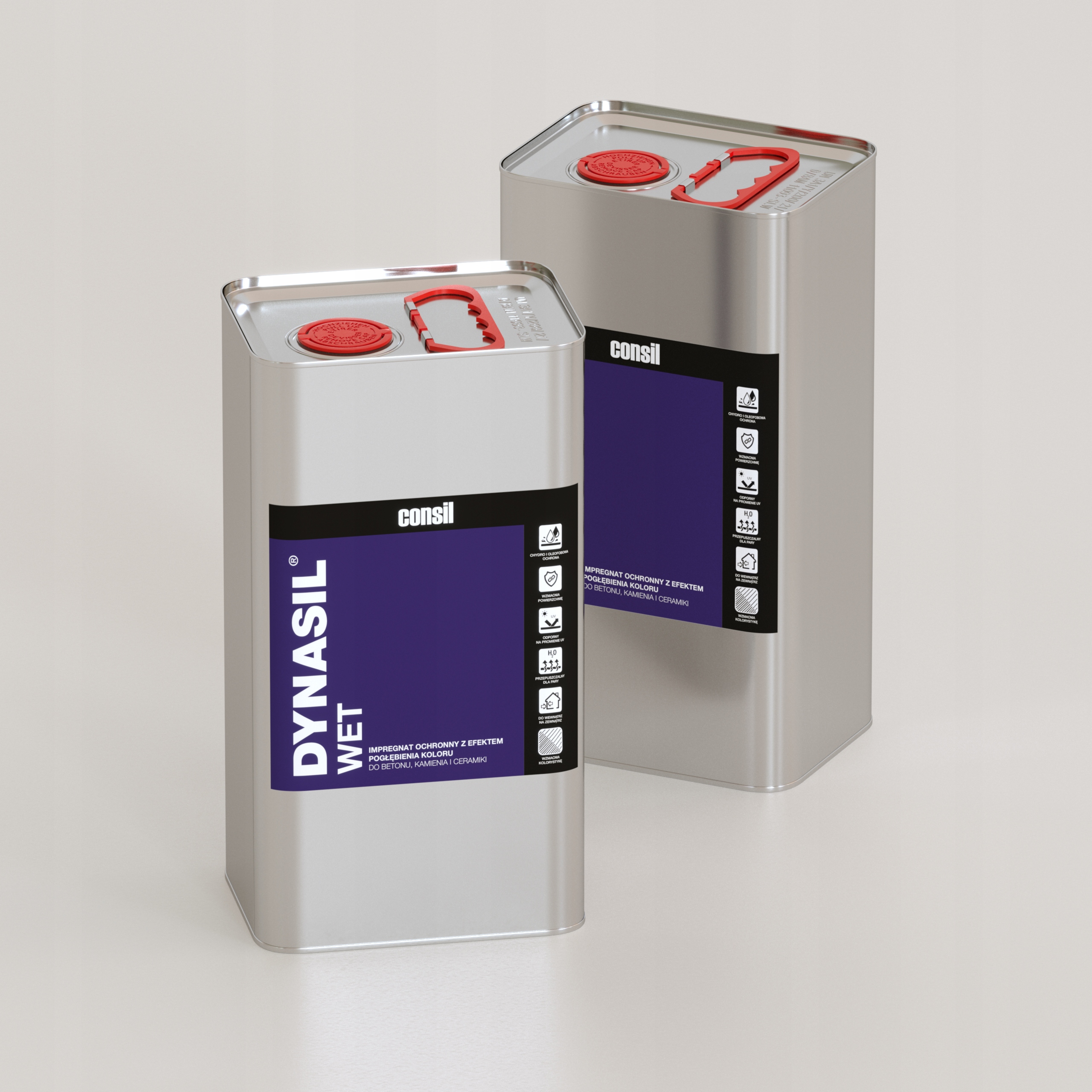 DYNASIL WET 5L - Efekt mokrej kostki, kamienia !!! Deklarowana wydajność 5 m²/l