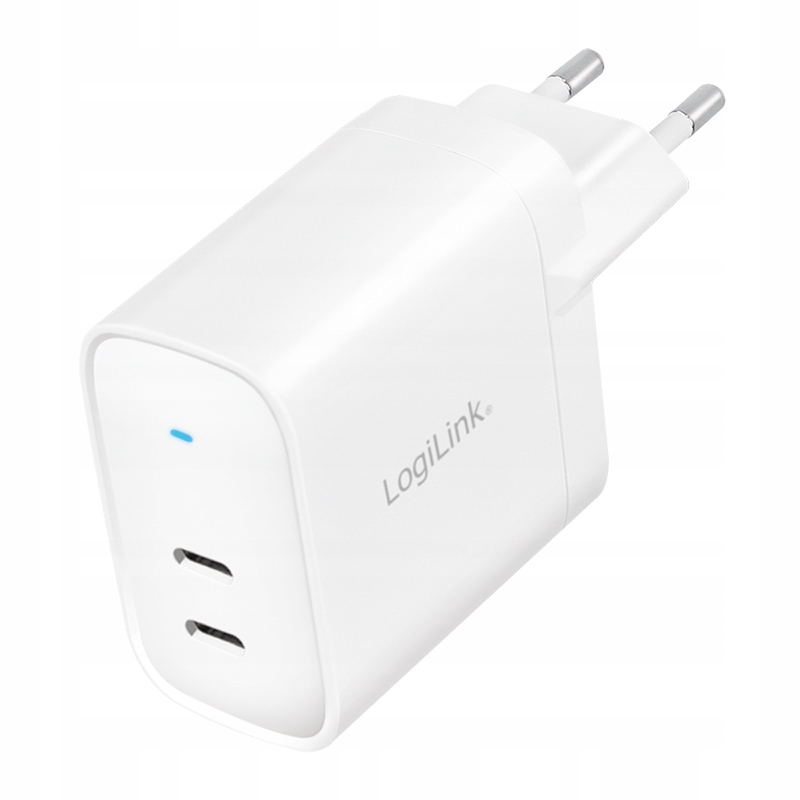 Rychlá nabíječka pro telefon 40W 2xUSB-C Pd LogiLink Nabíjecí kostka
