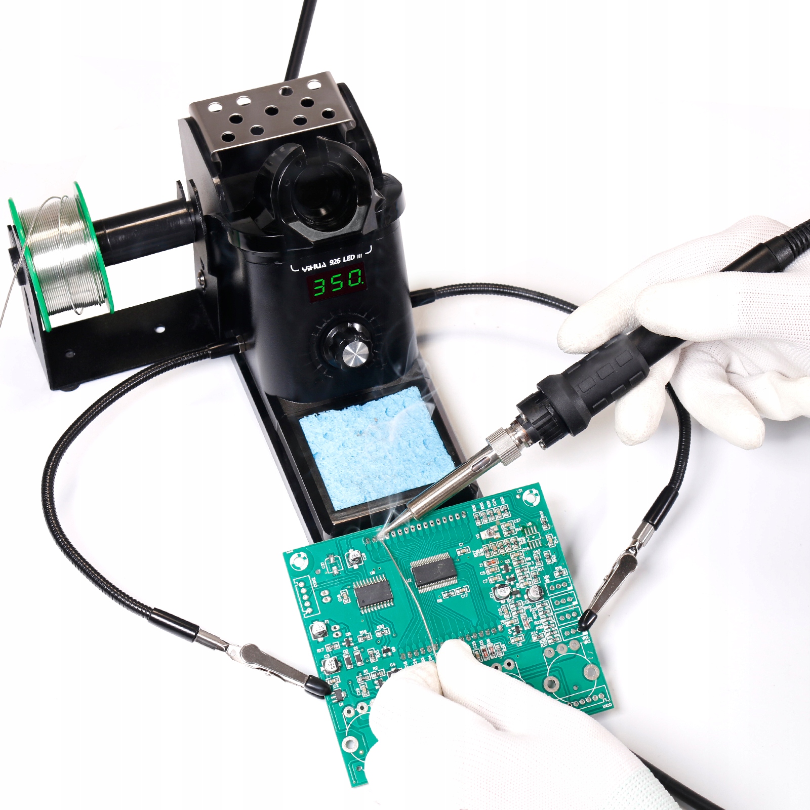 Lutownica Precyzyjna Stacja Lutownicza Yihua 926 III 130W Trzecia Ręka