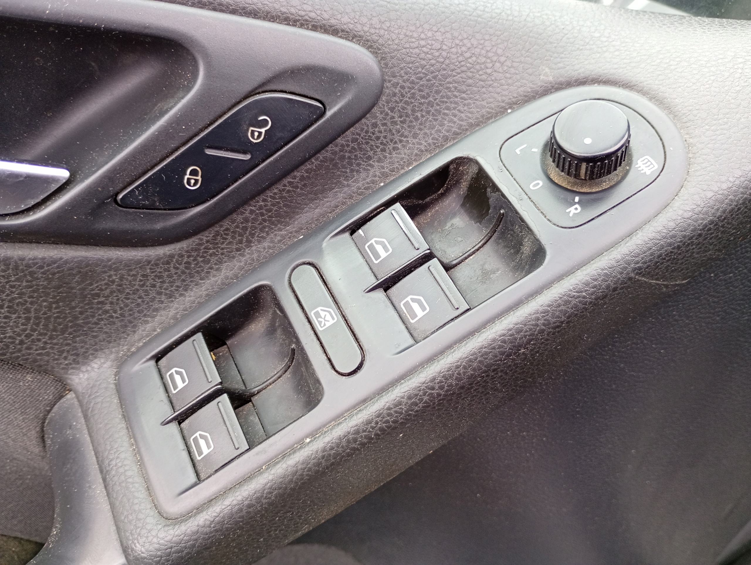 VW Golf VI 6 09-12 PANEL switch switch button windows of mirrors