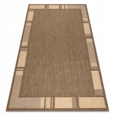 

Dywan Sznurkowy Sizal ramka brązowy 120x170