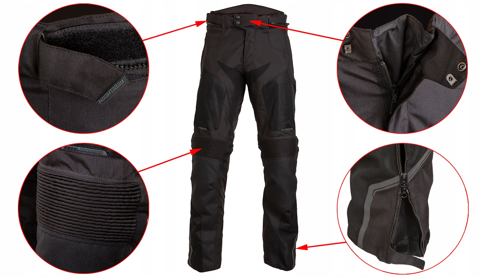 SPODNIE REBELHORN HIFLOW III 5XL MEMBRANA Rozmiar 5XL