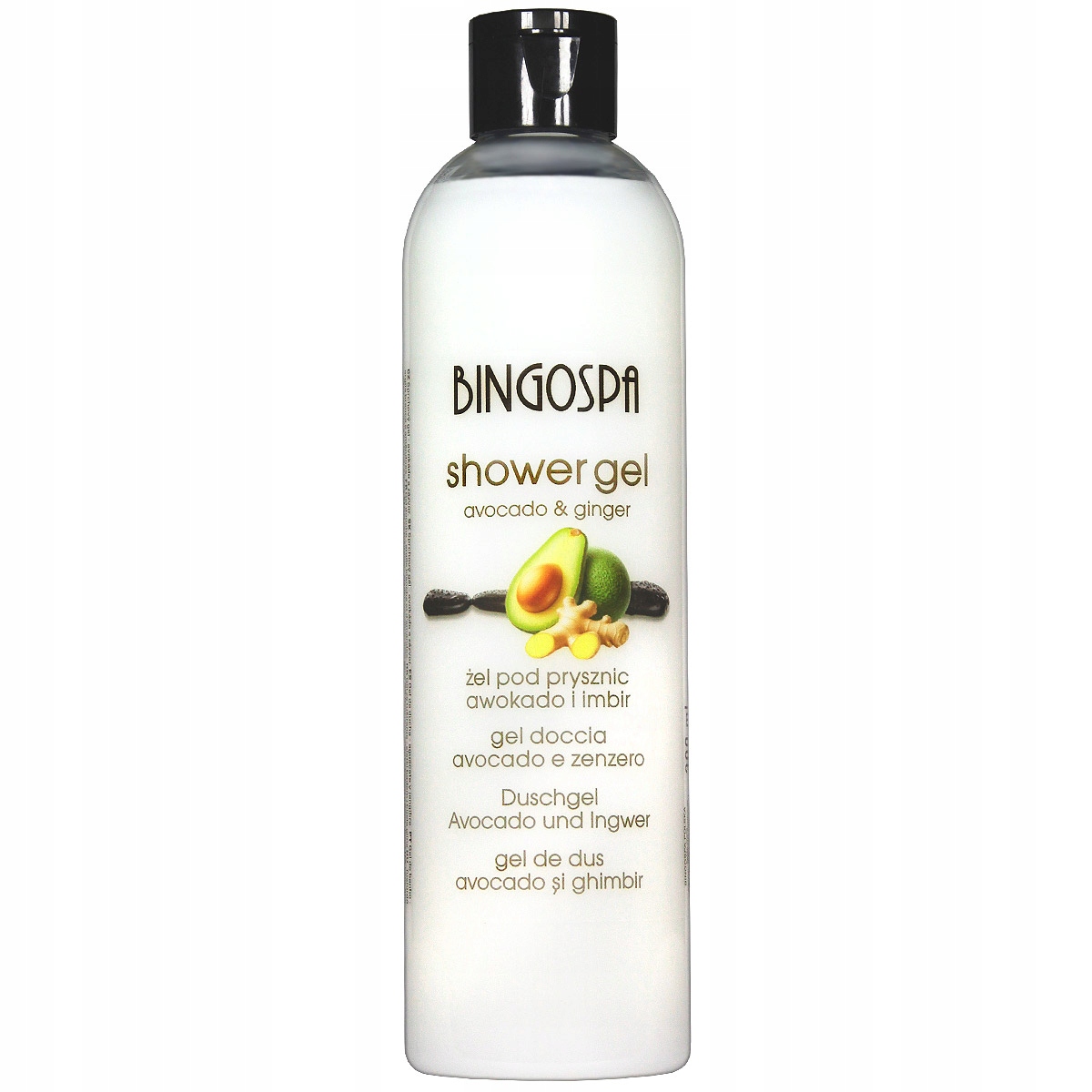 ŻEL POD PRYSZNIC AWOKADO I IMBIR 300 ml BINGOSPA