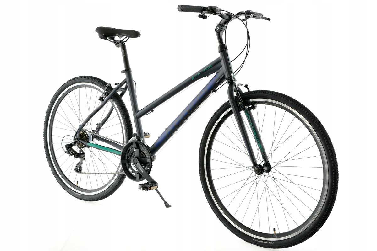 Rower cross 28 Kands STV-700 D17 grafit-miętowy