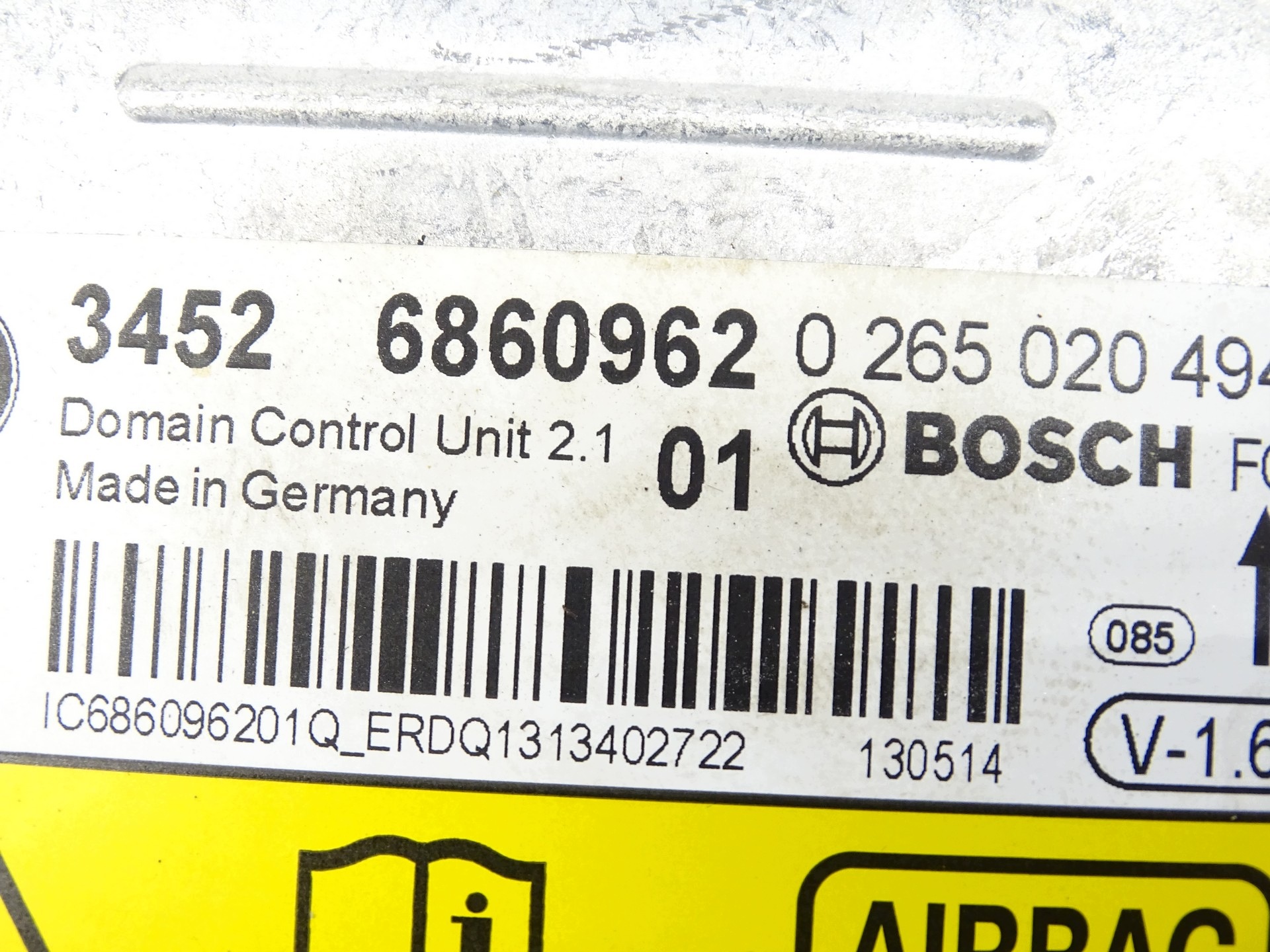SENSOR module airbag BMW F25 6860962