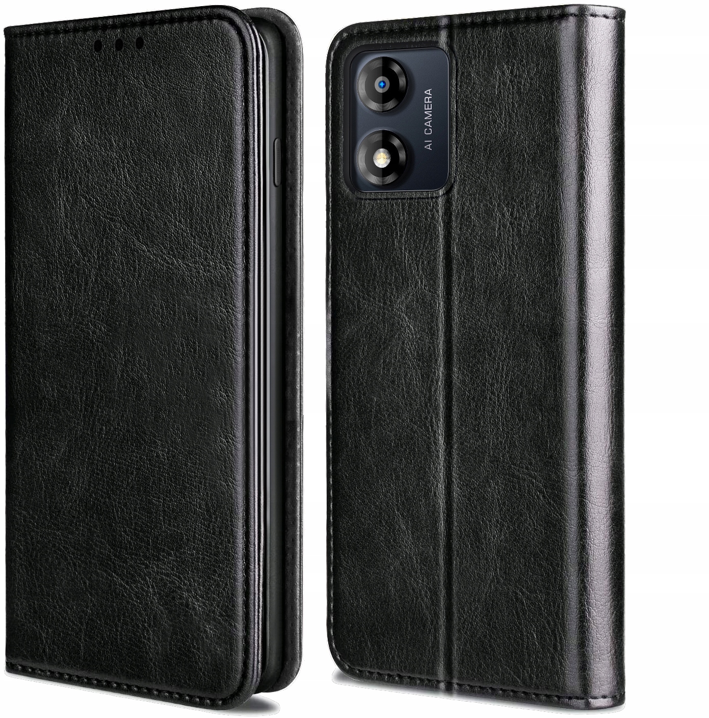 

Etui Skórzane Magnes do Motorola Moto E13 +szkło