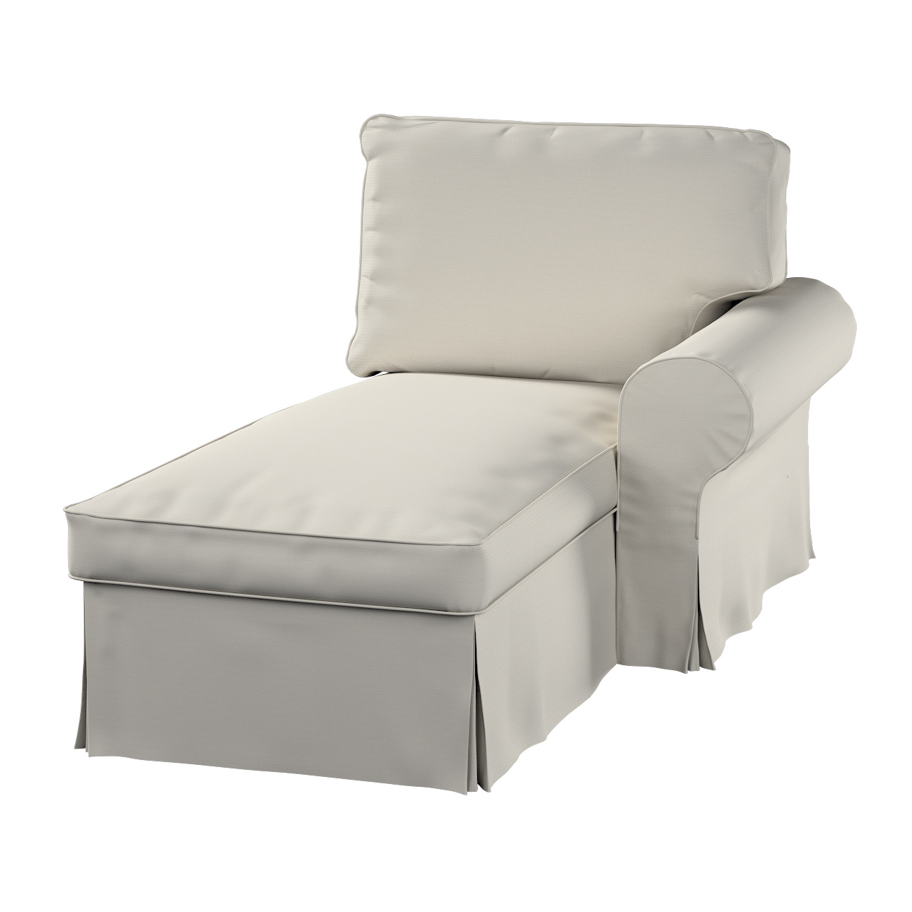 Dekoria Poťah na ležadlo Ektorp pravý Ikea sivý