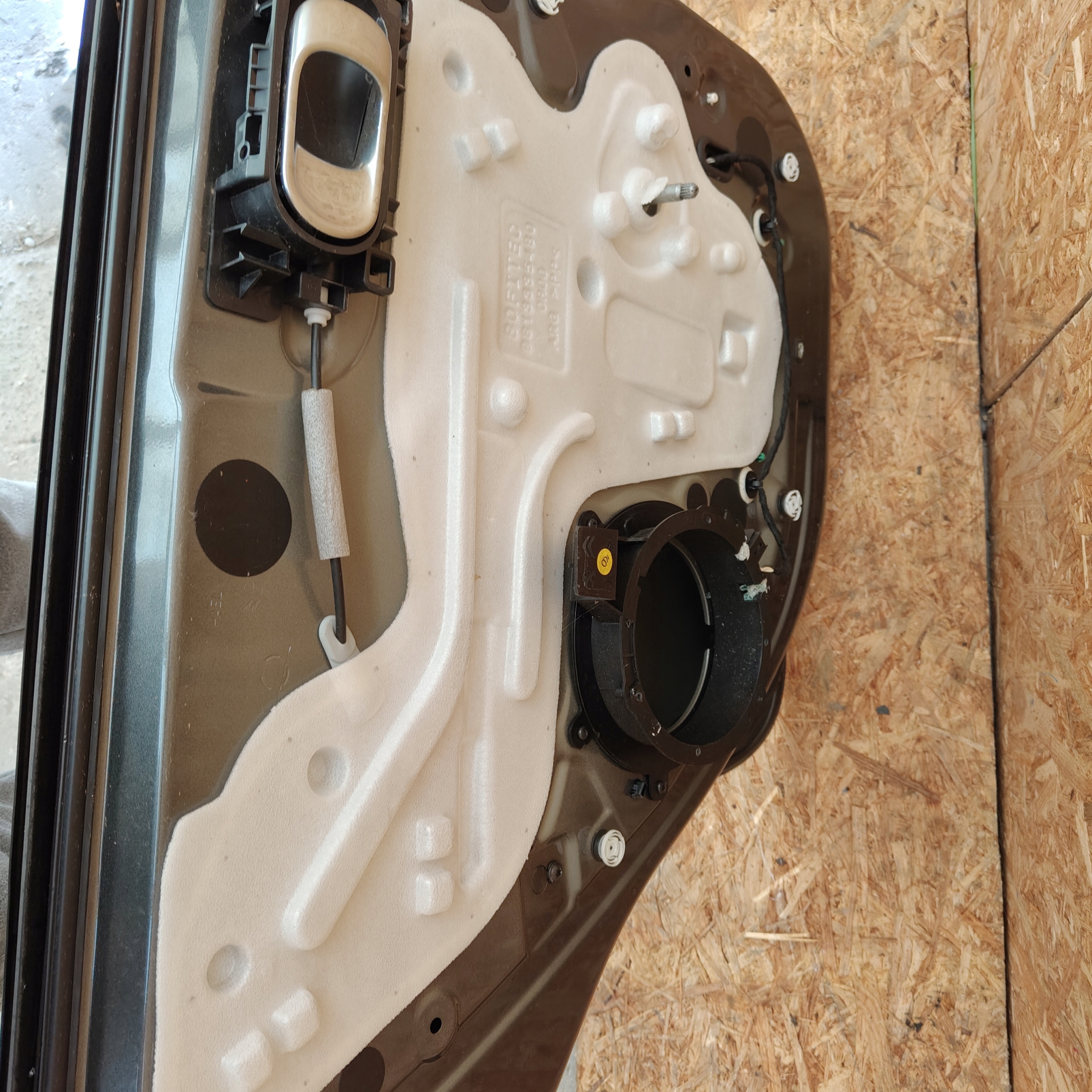 door rear. rear part left CITROEN C3 III without windows