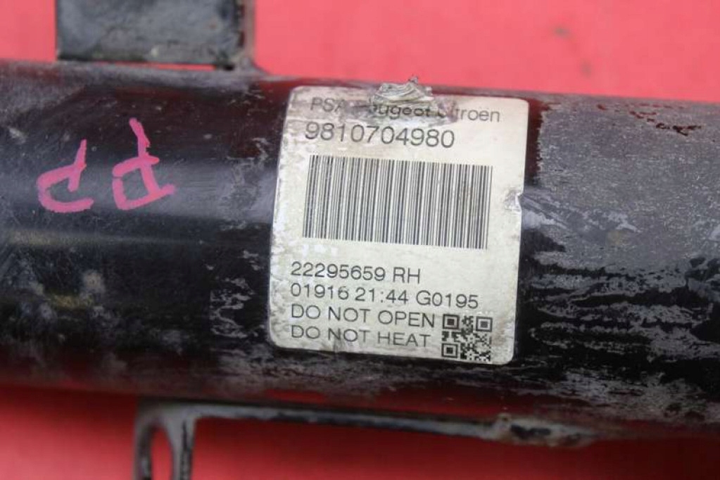 shock absorber right front 9810704980 CITROEN C4 CACTUS 1.2 VTi 82 KM 14-17