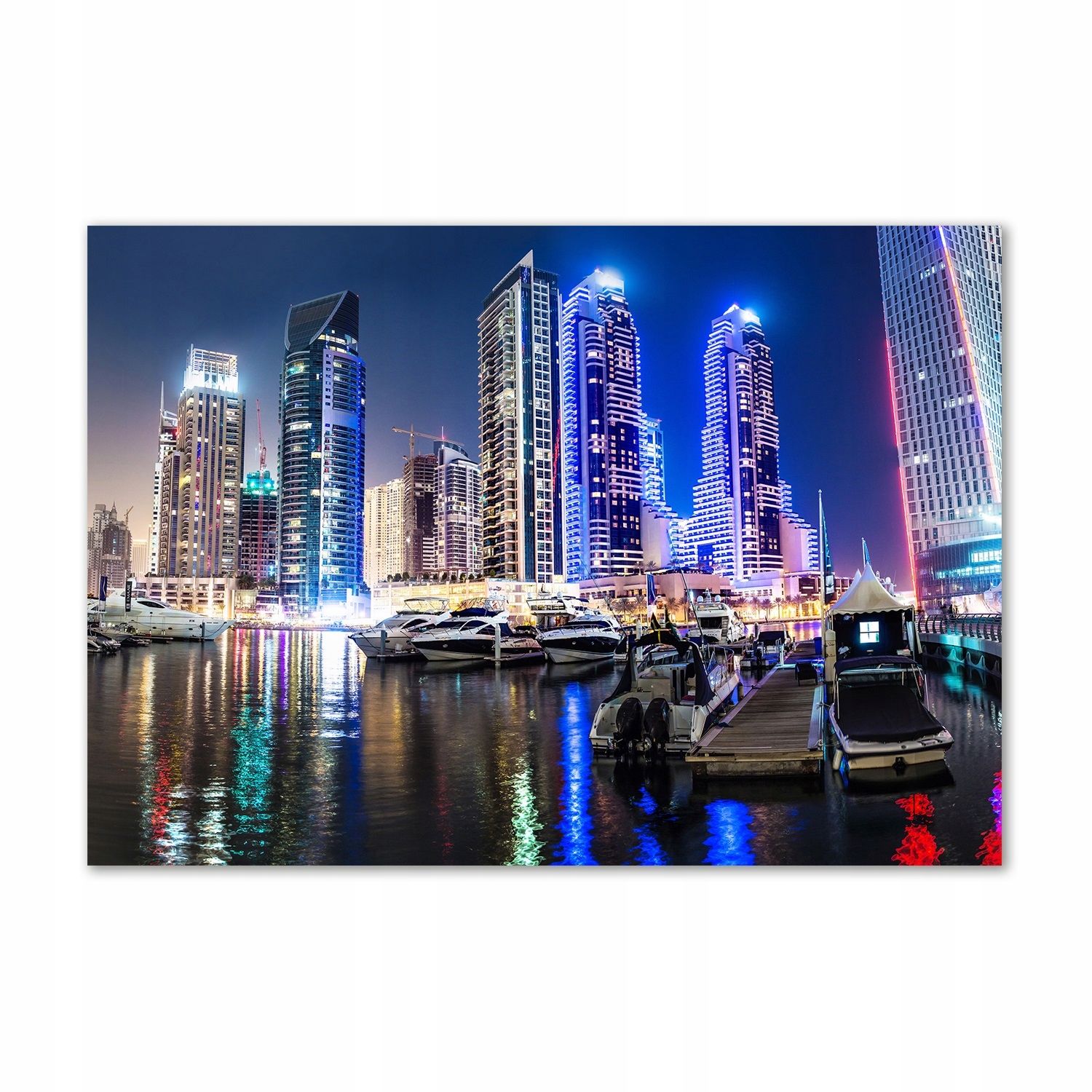 

Foto obraz szkło hartowane Dubaj nocą 100x70