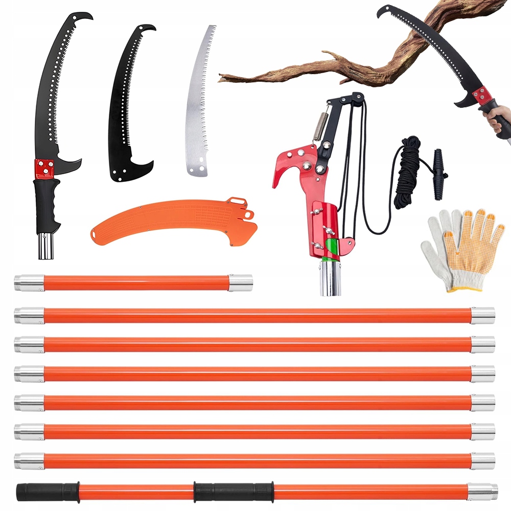 Zahradní nůžky S Teleskopickou Rukojetí, Hladké Řezání, Vysoká Tvrdost