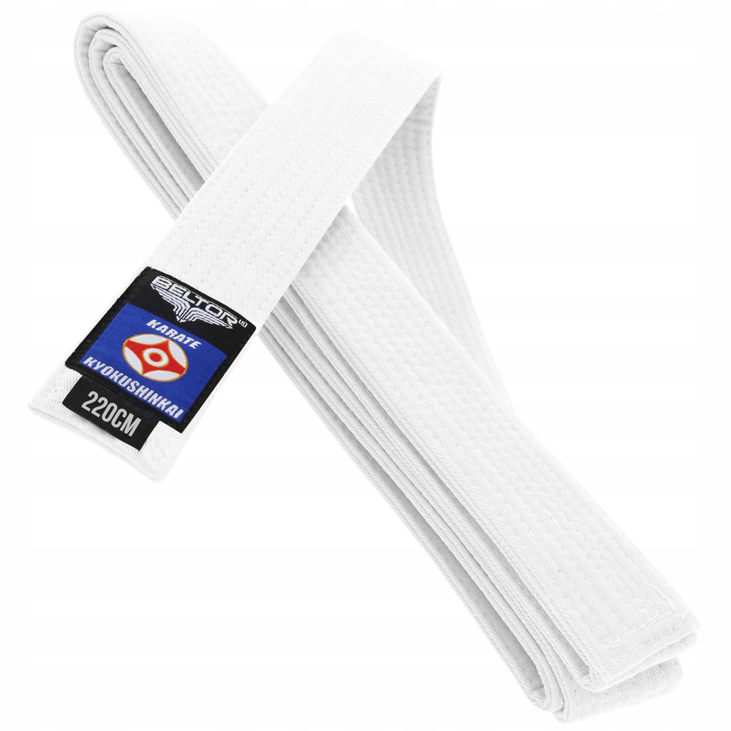 

Biały Pas Karate Kyokushinkai Beltor 220 cm