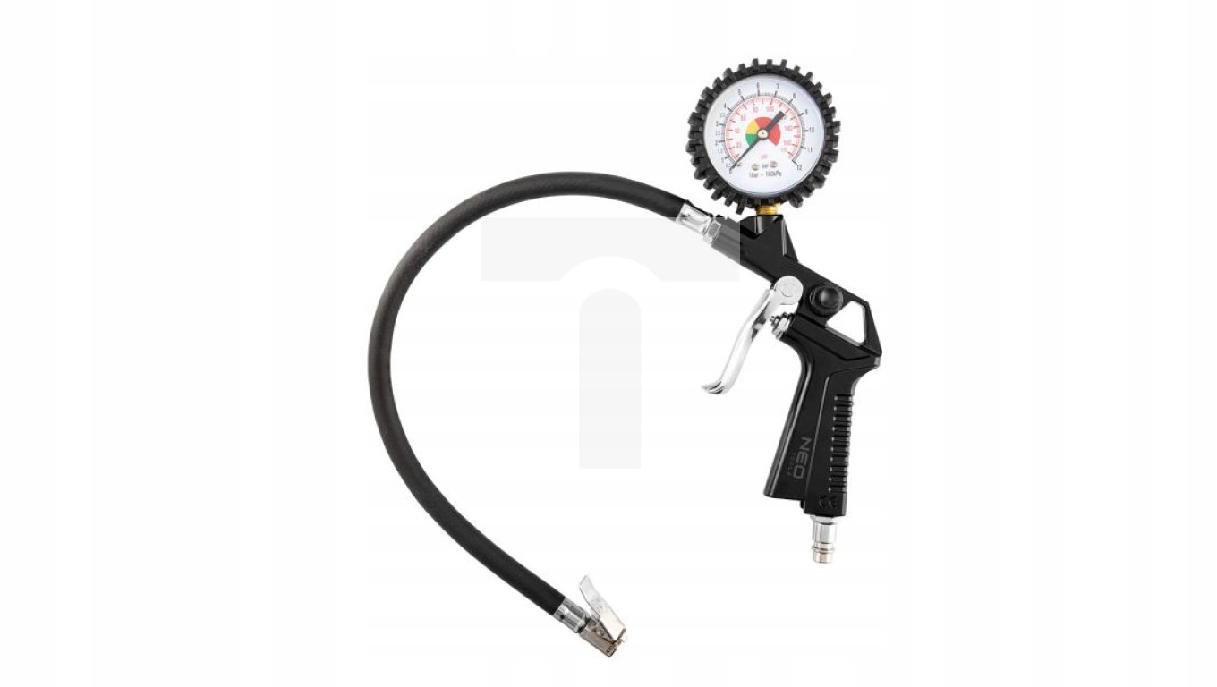 Pistolet do pompowania z manometrem 63mm 14-714
