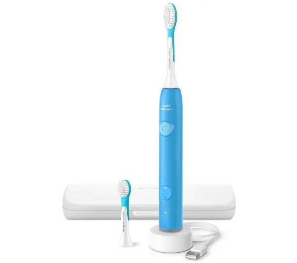 Szczoteczka soniczna Philips Sonicare Kids Smart HX6600/42 etui niebieska