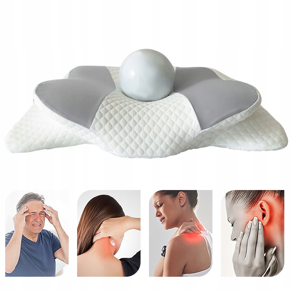 Poduszka Ortopedyczna Motyl Ergonomiczna Pod Kark Memory Foam Uniwersalna