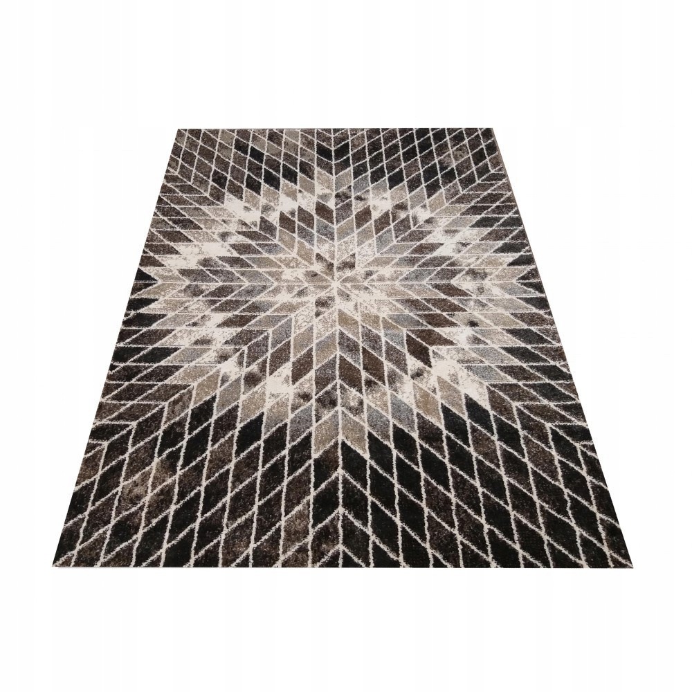 Dywan do salonu 80x150 cm brązowy nowoczesny krótkowłosy Dywanpol