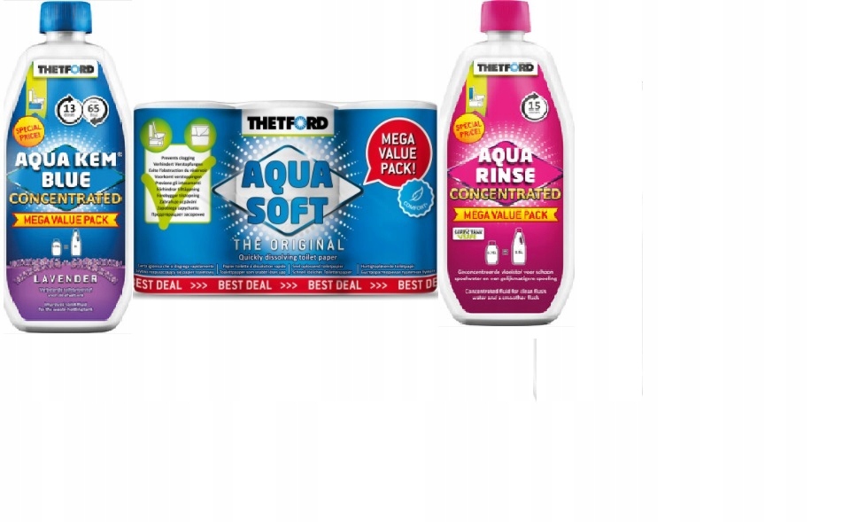 Набір рідин Aqua Kem Blue Lavender / Rinse / pap 6sz