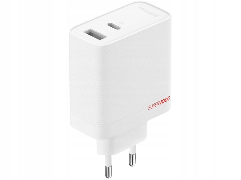 Ładowarka sieciowa Oppo SuperVOOC 80W Biały ładowarka do telefonu Usb Usb-c