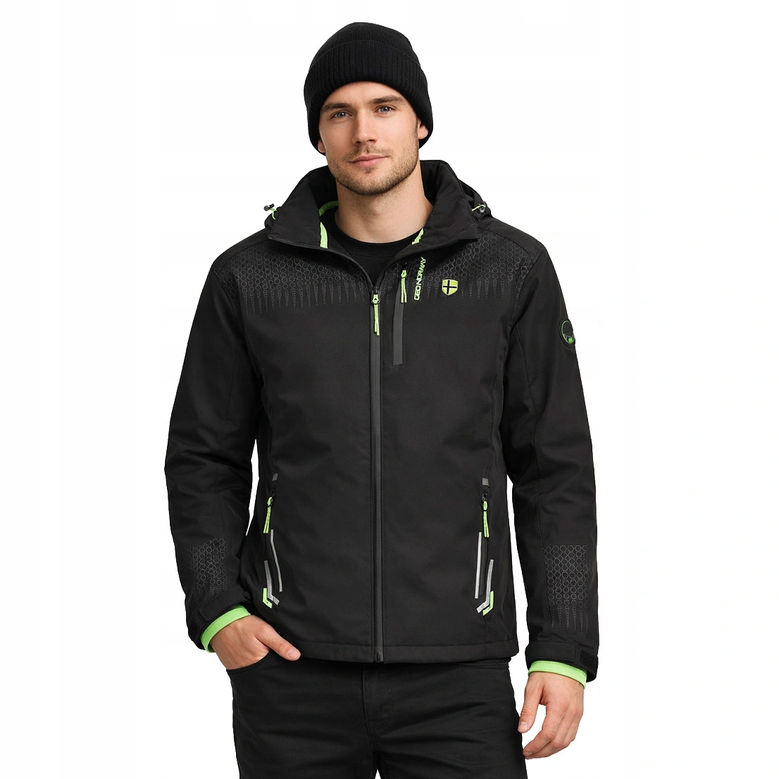 Pánská bunda Geographical Norway Trelino softshellová do hor, pohodlná a teplá