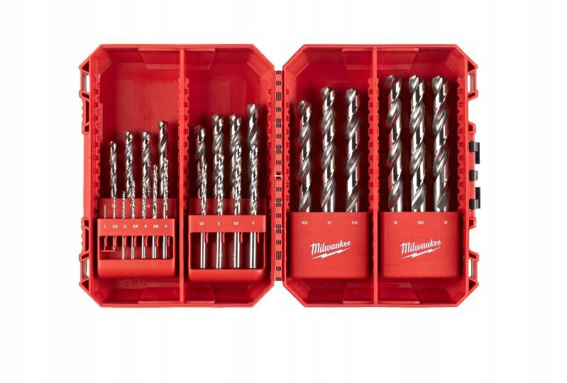 Milwaukee Vrtáky Do Kovu Hss-g Thunderweb Komplet 25 kusů 1-13 mm 493249