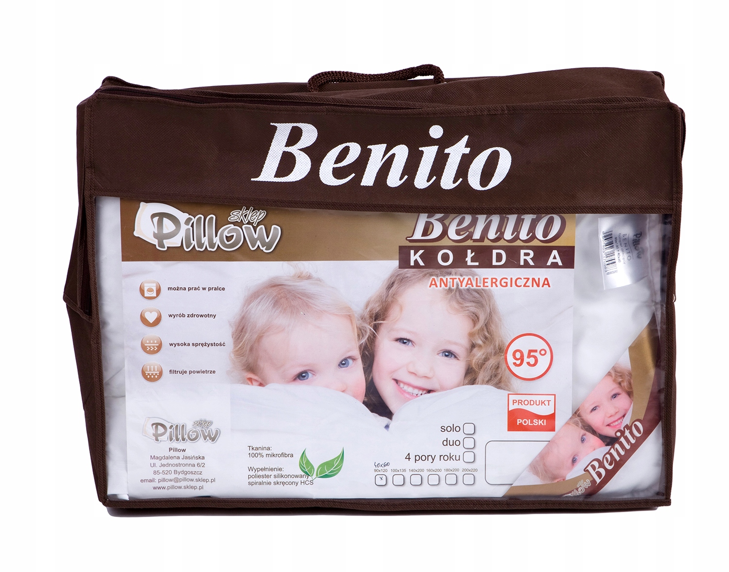 KOŁDRA DLA DZIECKA BENITO 100x135 DO ŁÓŻECZKA 90*C Marka Pillow