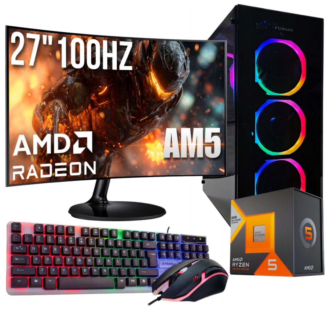 Herní Set Legion R5 7500F/32GB/RX9060XT/1TB SSD/W11/27" 100Hz