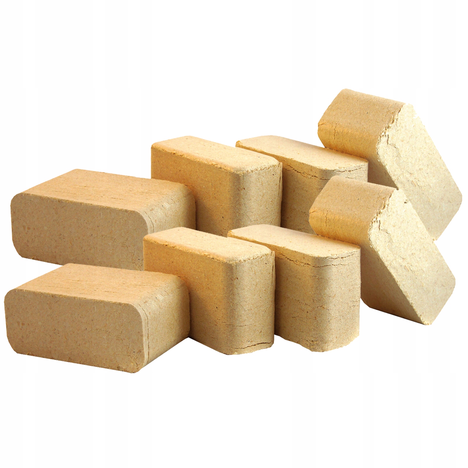 BRYKIET drewno kominkowe, kostka BUK 20KG Typ produktu brykiet