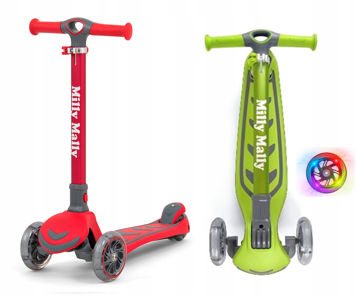 Milly Mally Hulajnoga Scooter Boogie Red dla przedszkolaka