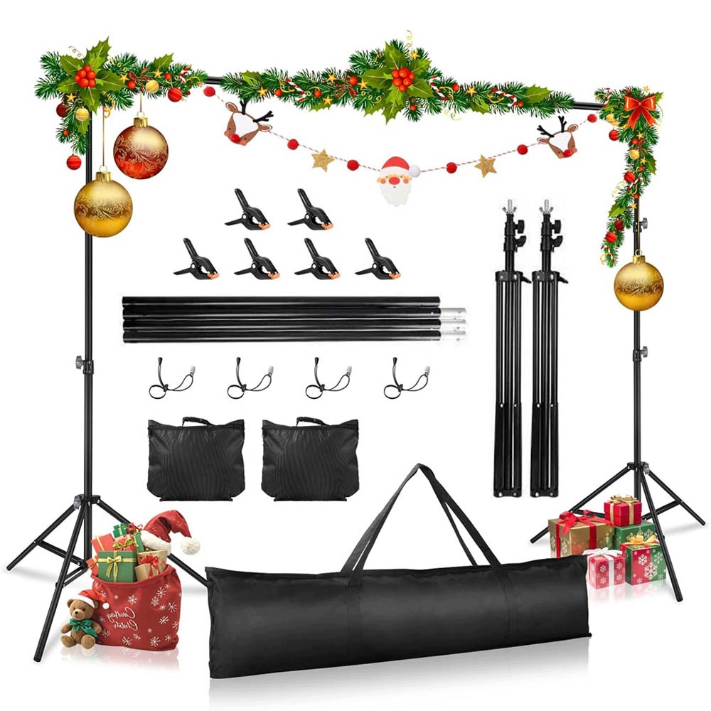Stativ pro fotografické pozadí Nastavitelný set 200 x 300 cm s taškou