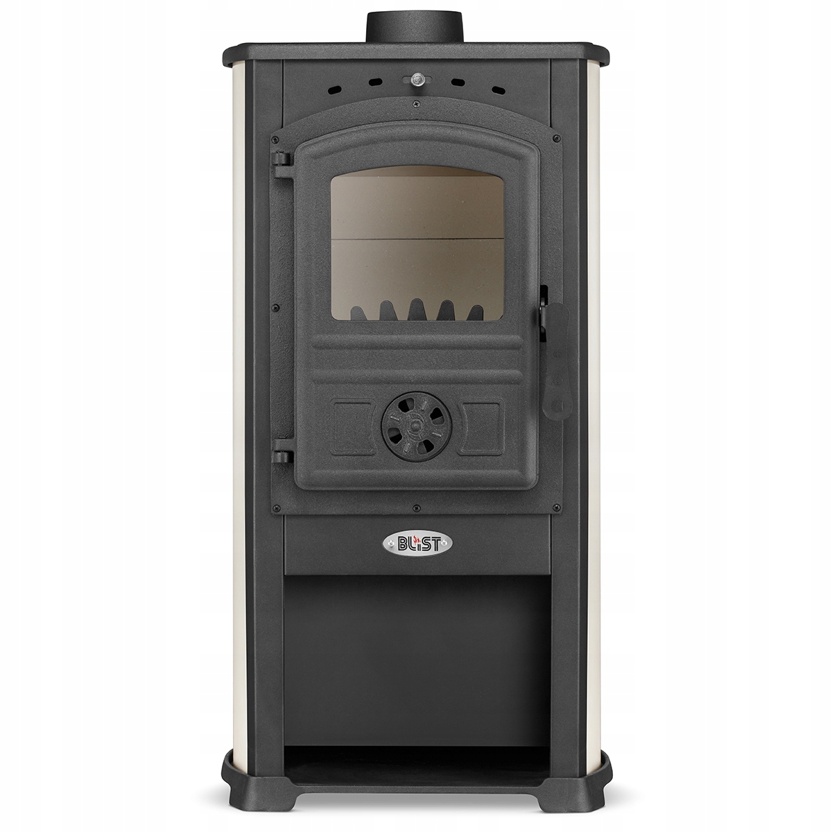 Piec piecyk KOMINEK stalowy koza mocny żeliwny ŻAR / MODENA beżowy Marka inna