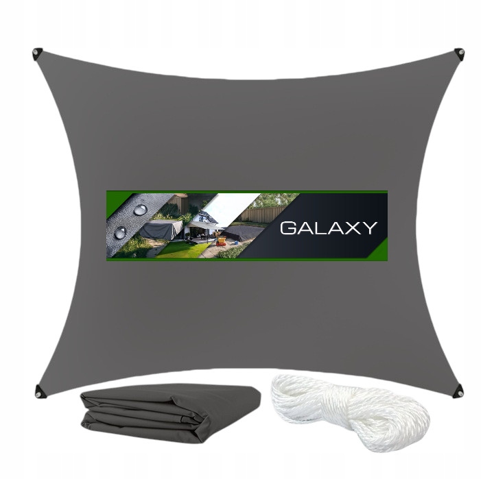 Sluneční plachta Zahradní Balkon Terasa Vodoodpo 3x4 Šedá Obdélník
