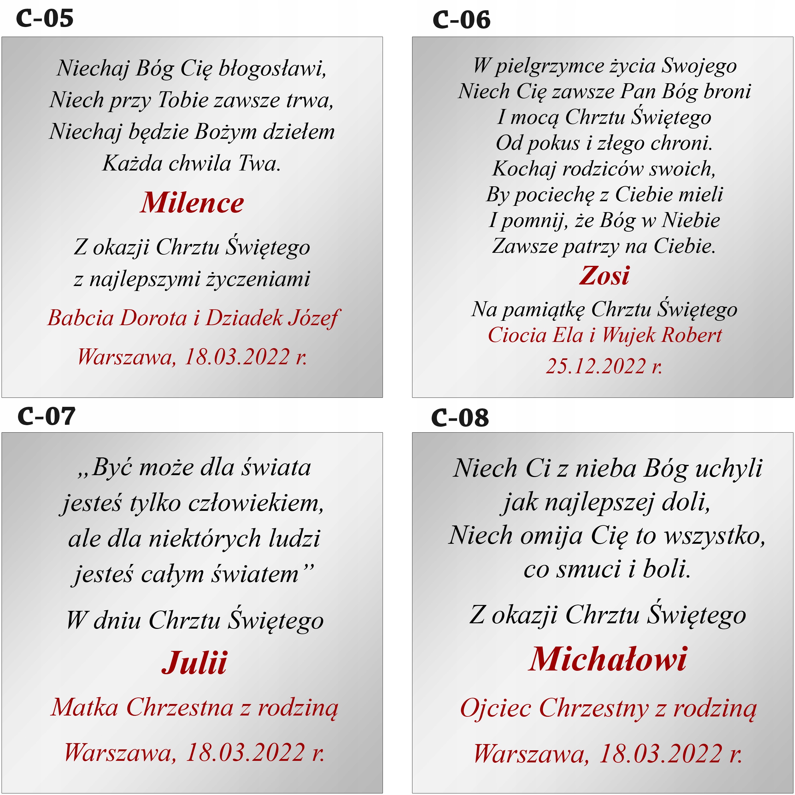 BIBLIA DLA DZIECI NA CHRZEST Z GRAWEREM MOJA MAŁA Rok wydania 2017