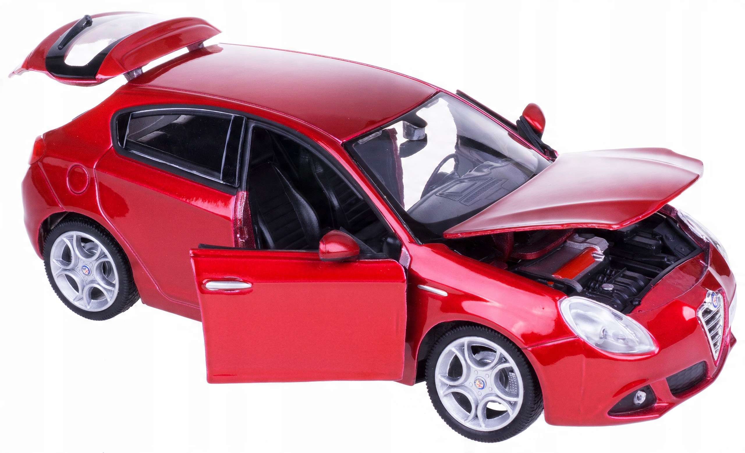

Alfa Romeo Giulietta Model Metal Bburago 1:24 Czer