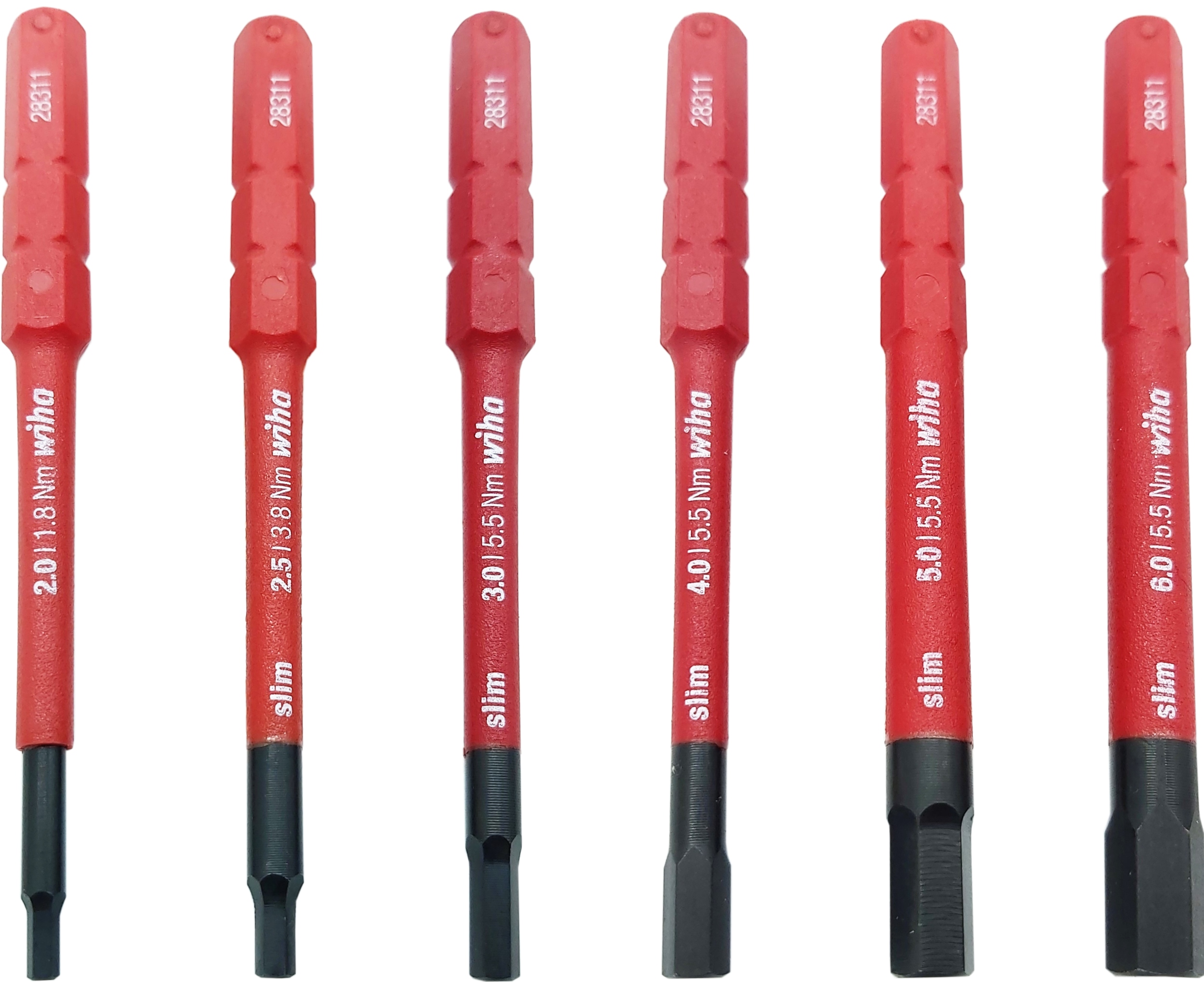 ZESTAW 6 BITOW SLIMBIT ELECTRIC SZESCIOKATNE WIHA Brand Wiha