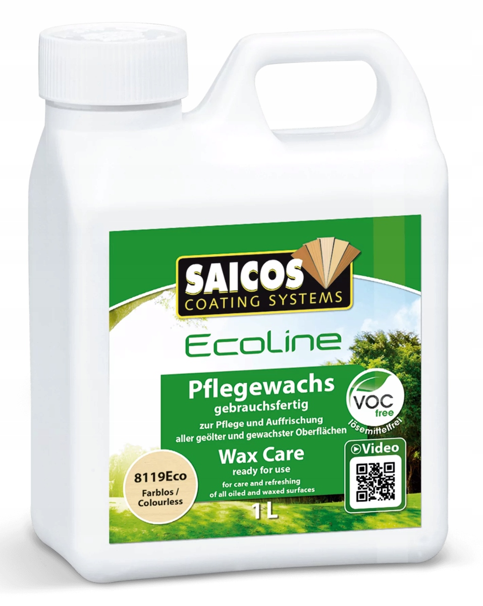 Saicos Ecoline Wax Care Péče o podlahy 8119 1L