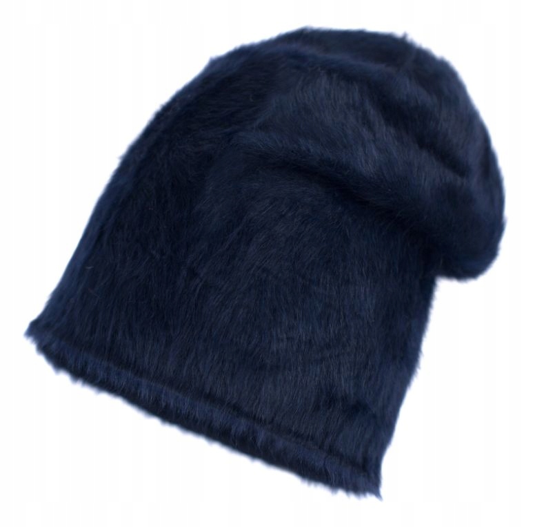

Czapka Zimowa Damska Beanie z Angory Smerfetka