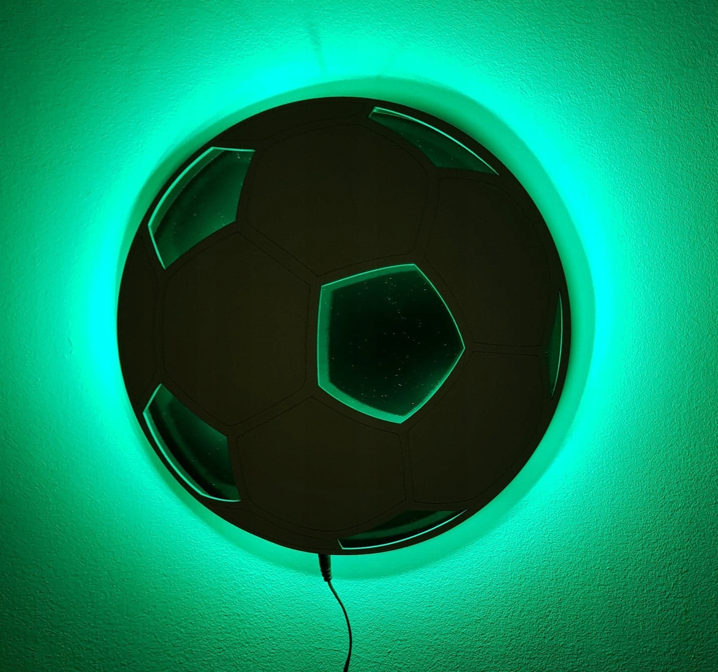 Lampka nocna LED RGB PIŁKA ZASILANIE sieciowe Kolor dominujący biały