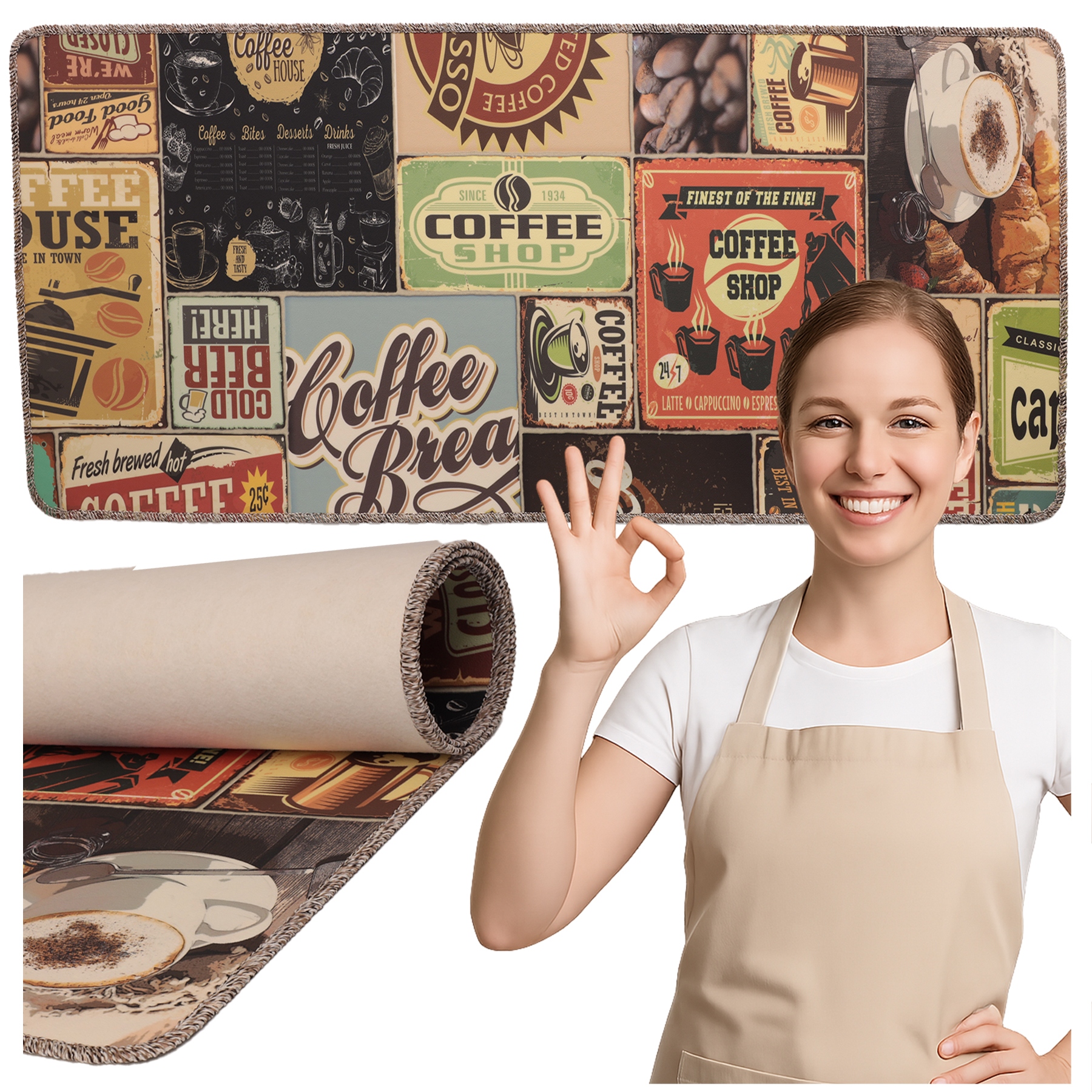 Podlahová podložka do kuchyně Běhoun do kuchyně Koberec do kuchyně 60x120