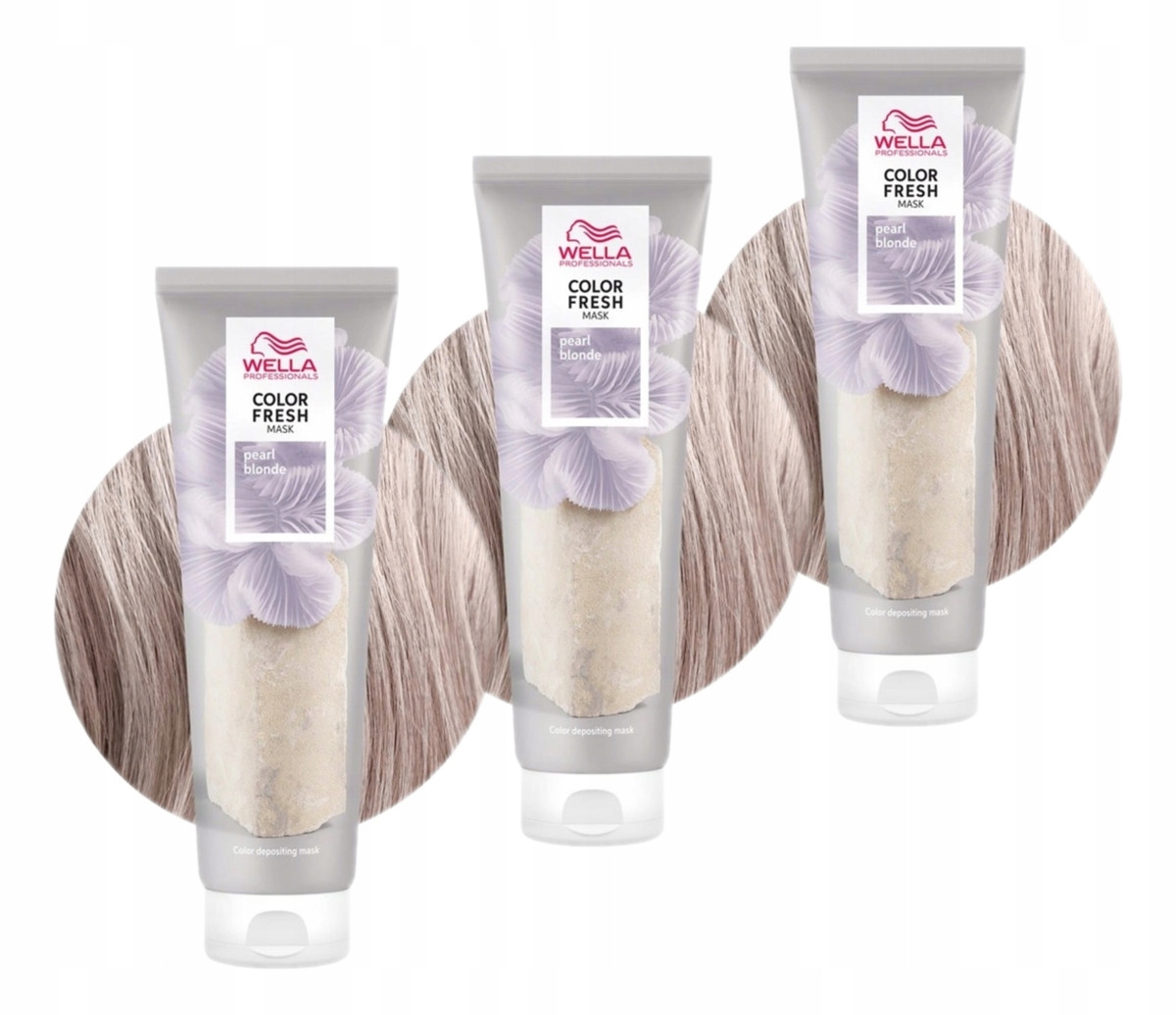 Wella Color Fresh Mask Vyživující barvicí maska Pearl Blonde 3x150 ml