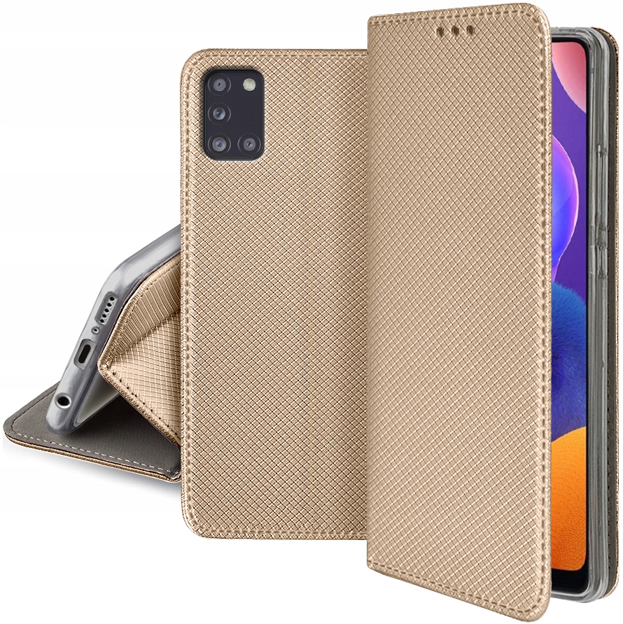 

Etui Portfel Magnet Szkło do Samsung Galaxy A31