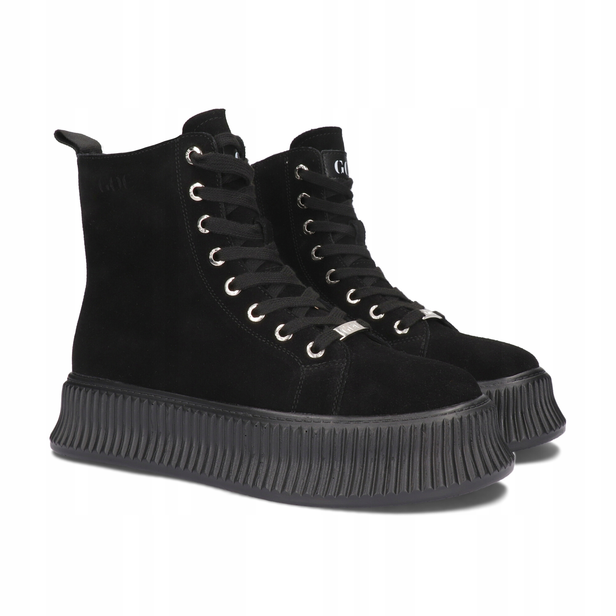 Botki damskie Goe KK2N4090 czarny czarne r. 39
