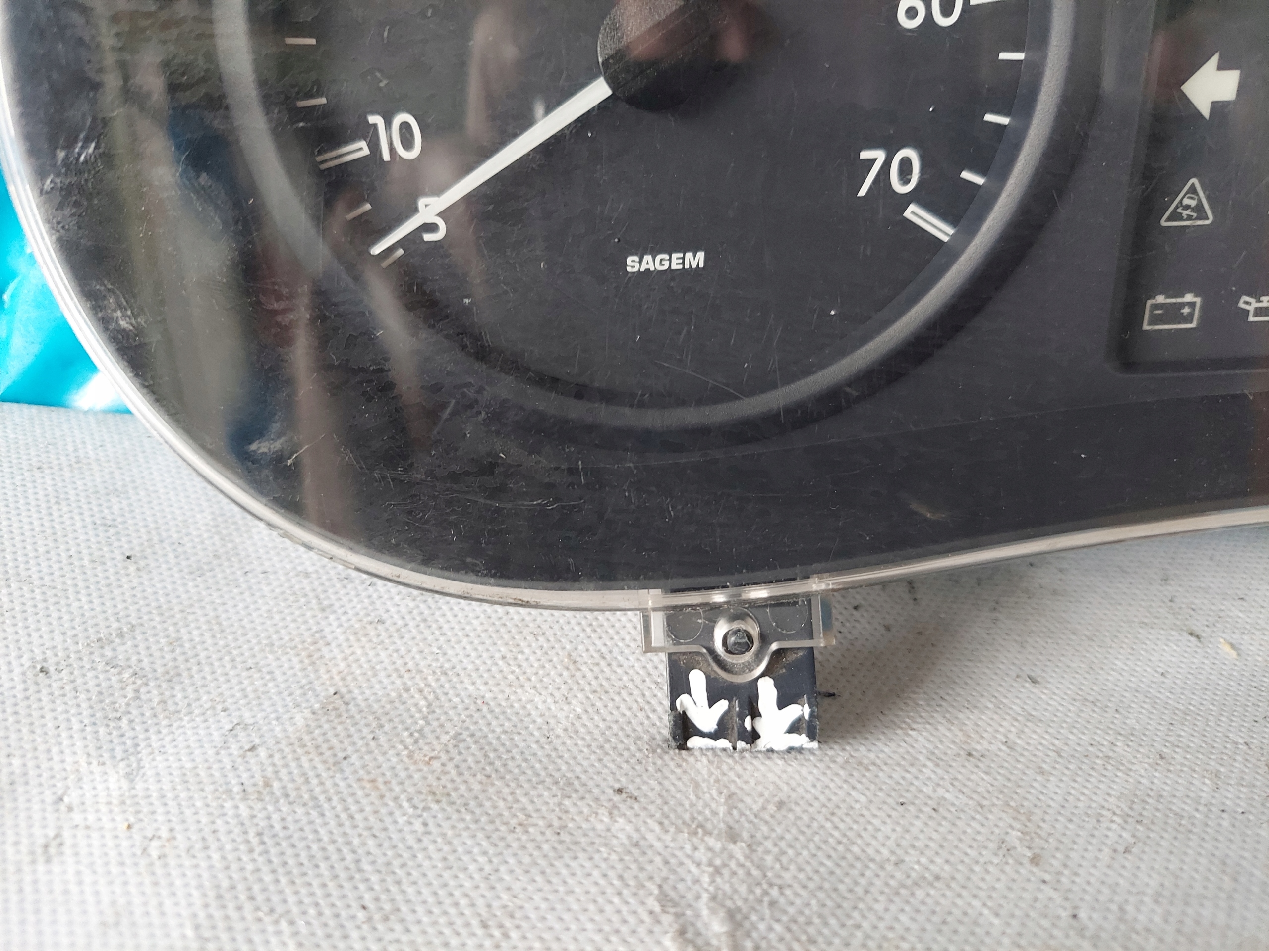 dials clock KANGOO and 1.5 DCI P8200176654