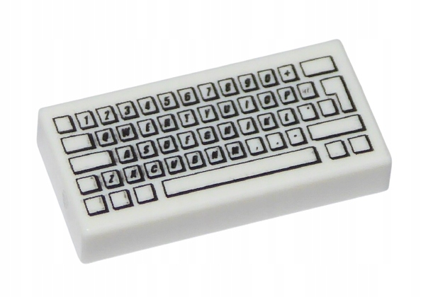 

Lego Płytka Płaska 1x2 Klawiatura (3069/4293350)