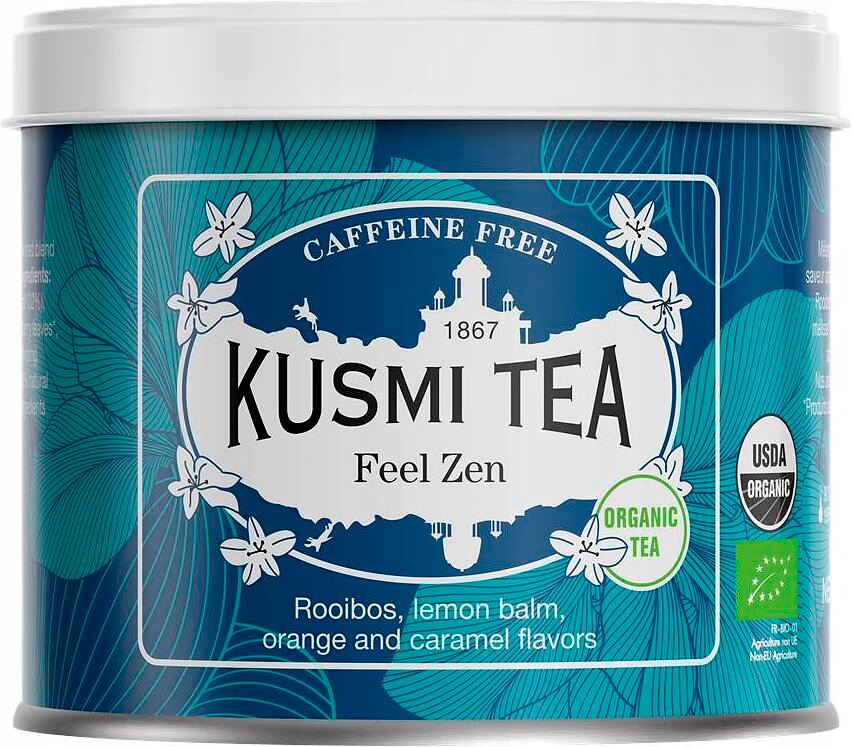 Kusmi Tea – rooibosová směs – Feel Zen – 100 g (konzerva)