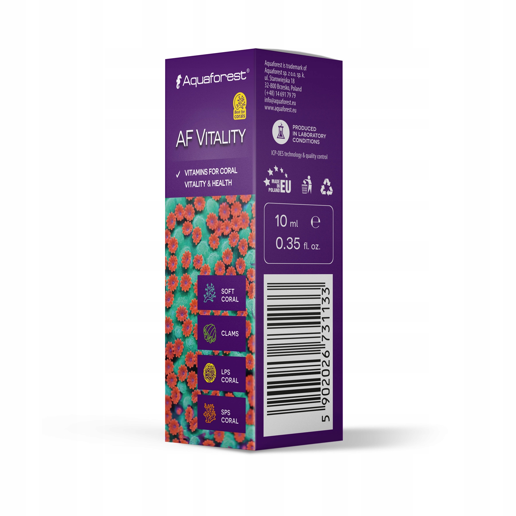 Aquaforest Vitality 50 ML Vitamínu Pro Mořské Korály A Ryby