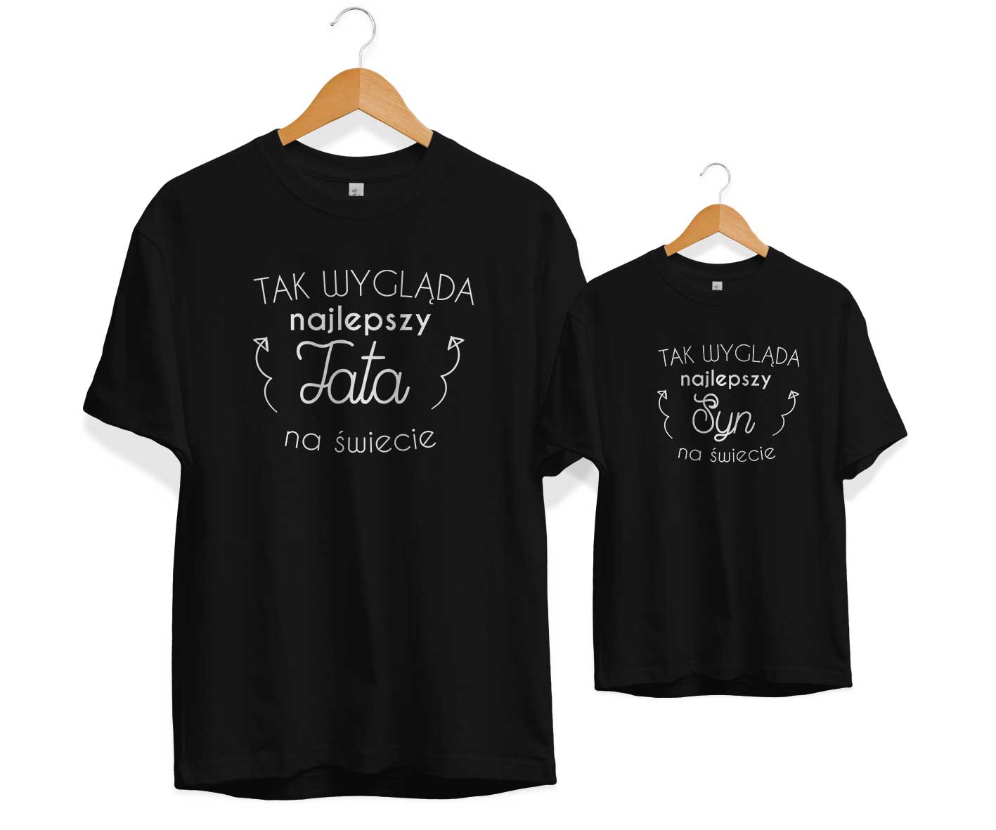 

Zestaw Koszulek Tata Syn, Dzień Taty, Dzień Ojca