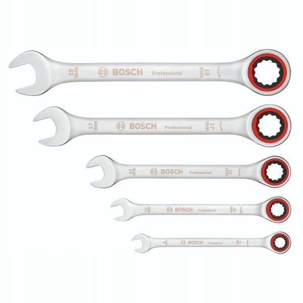 Bosch 5-dielna sada kombinovaných račňových kľúčov 8 19 mm